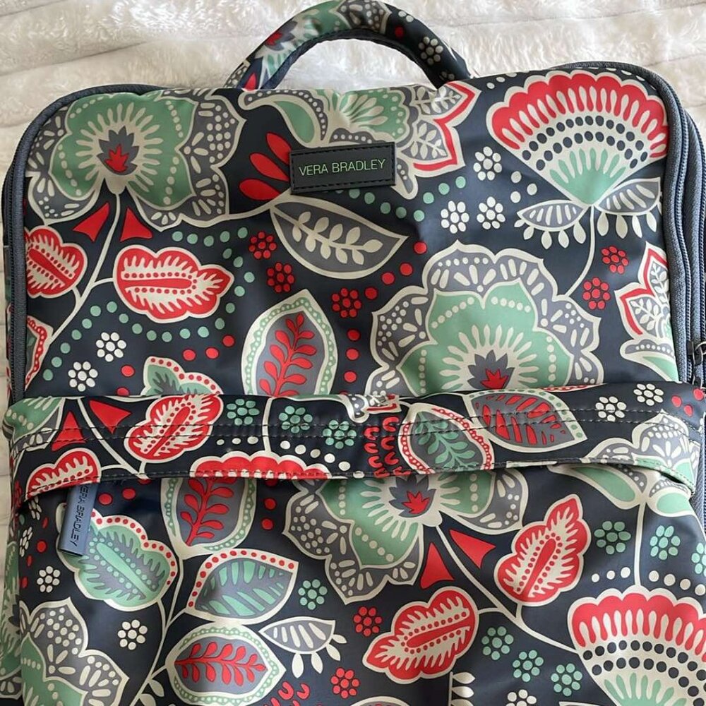 Vera Bradley Carry On Roller Bag Travel Luggage